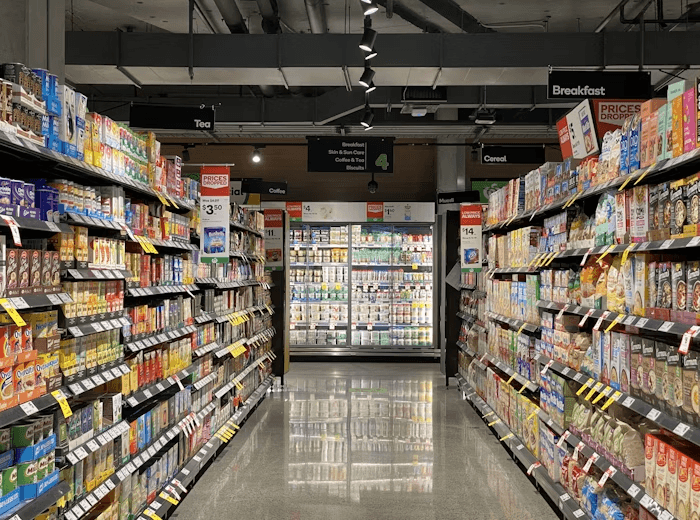 Tornado C-Store grocery aisles