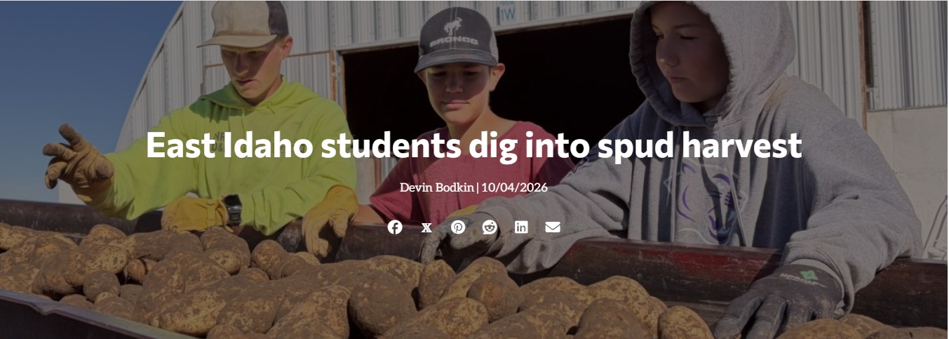 East Idaho students dig into spud harvest